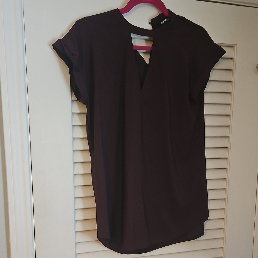 Express Elegant Purple Women's Top
